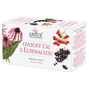 Grešík Ovocný čaj s echinaceou 20 sáčků